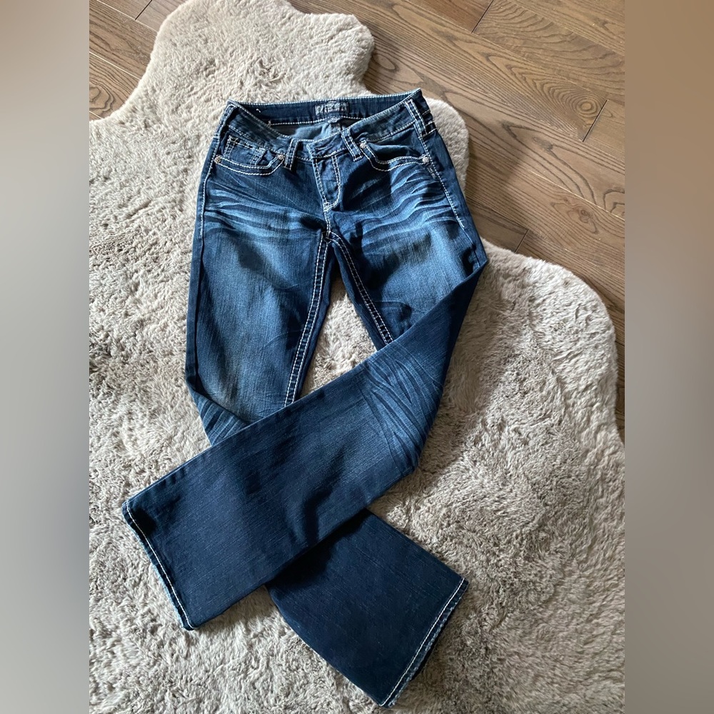 Silver Aiko bootcut size 29 x33 length
